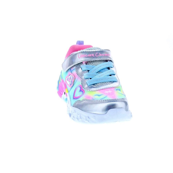 Zapatillas Skechers zapatos Niña modelo Unicorn Charmer Plata 