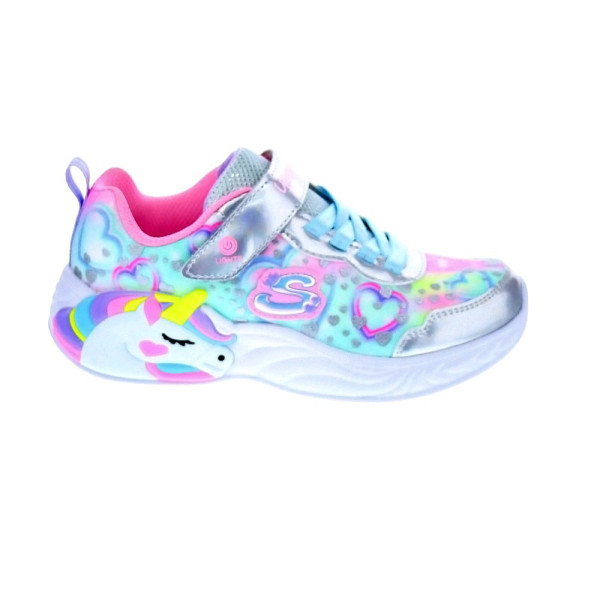 Zapatillas Skechers zapatos Niña modelo Unicorn Dreams Plata 
