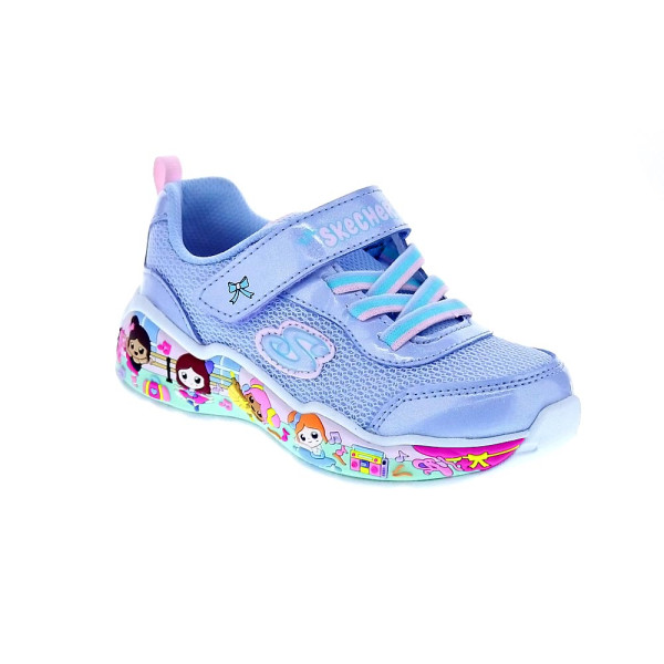 Zapatillas Skechers zapatos Niña modelo Play Scene Plata 