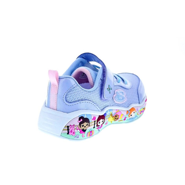 Zapatillas Skechers zapatos Niña modelo Play Scene Plata 