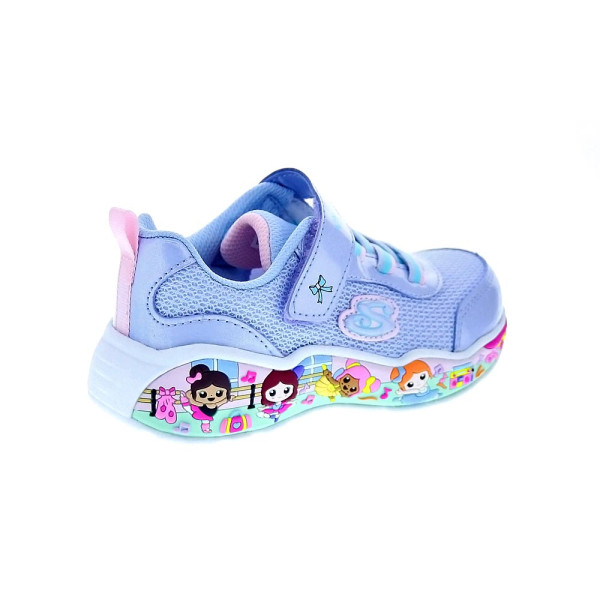 Zapatillas Skechers zapatos Niña modelo Play Scene Plata 