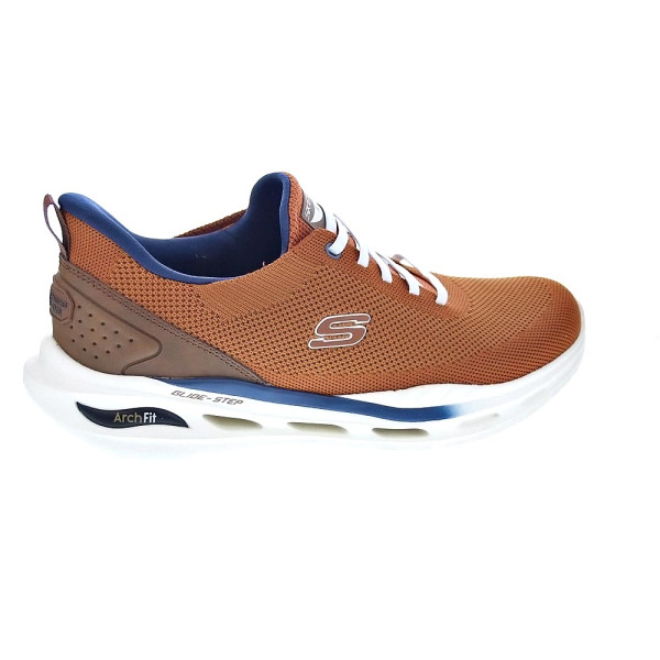 Zapatillas Skechers zapatos Hombre modelo Arch fit Orvan Slip-in Marrón 