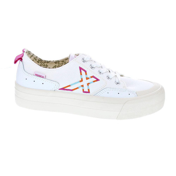 Zapatillas Munich zapatos Mujer modelo Swing Sky 06 Blanco Cordón