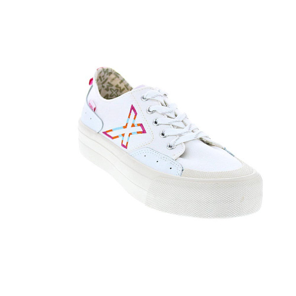 Zapatillas Munich zapatos Mujer modelo Swing Sky 06 Blanco Cordón