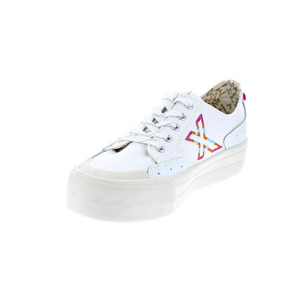 Zapatillas Munich zapatos Mujer modelo Swing Sky 06 Blanco Cordón