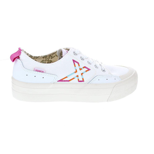 Zapatillas Munich zapatos Mujer modelo Swing Sky 06 Blanco Cordón