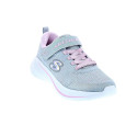 Zapatillas Skechers zapatos Niña modelo Wave 92 Gris Velcro
