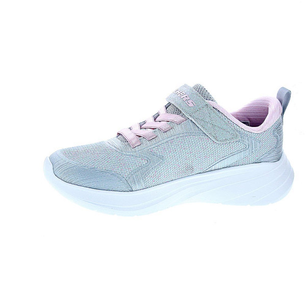 Zapatillas Skechers zapatos Niña modelo Wave 92 Gris Velcro
