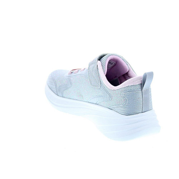 Zapatillas Skechers zapatos Niña modelo Wave 92 Gris Velcro