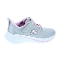 Zapatillas Skechers zapatos Niña modelo Wave 92 Gris Velcro