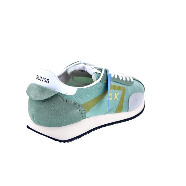 Zapatillas Sun68 AX zapatos Hombre modelo Easy Runner Verde 