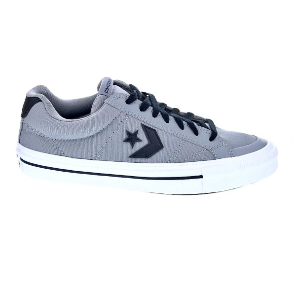 Zapatillas Converse zapatos Hombre modelo Sport Casual Canvas Gris Cordón