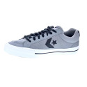 Zapatillas Converse zapatos Hombre modelo Sport Casual Canvas Gris Cordón