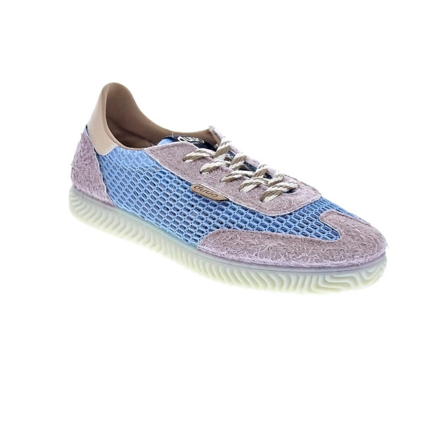 Zapatillas Duuo zapatos Mujer modelo Ona Lace Rivera 124 Azul Cordón