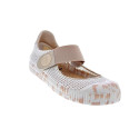 Bailarinas Duuo zapatos Mujer modelo Col Marie Barefoot Net 02 Beige Velcro