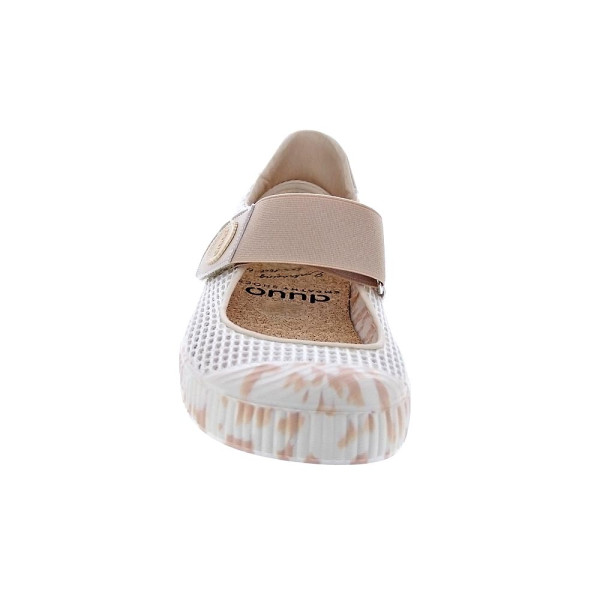 Bailarinas Duuo zapatos Mujer modelo Col Marie Barefoot Net 02 Beige Velcro