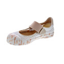 Bailarinas Duuo zapatos Mujer modelo Col Marie Barefoot Net 02 Beige Velcro