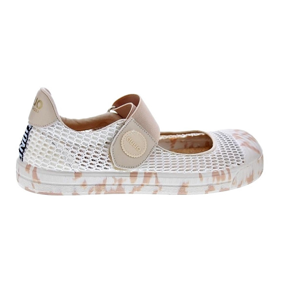 Bailarinas Duuo zapatos Mujer modelo Col Marie Barefoot Net 02 Beige Velcro