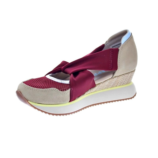 Sandalias Gioseppo zapatos Mujer modelo Sagai Rojo Elástico