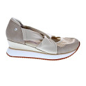 Sandalias Gioseppo zapatos Mujer modelo Tuheli Beige Elástico