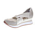 Sandalias Gioseppo zapatos Mujer modelo Tuheli Beige Elástico