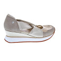 Sandalias Gioseppo zapatos Mujer modelo Tuheli Beige Elástico