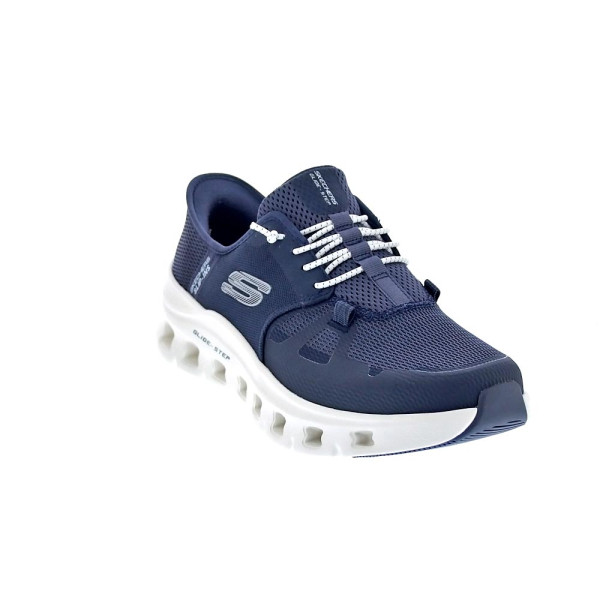 Zapatillas Skechers zapatos Hombre modelo Glide Step Slip-ins Azul Elástico