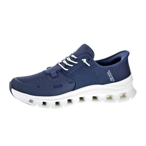Zapatillas Skechers zapatos Hombre modelo Glide Step Slip-ins Azul Elástico