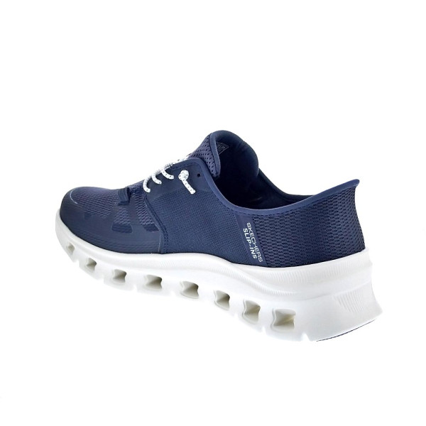 Zapatillas Skechers zapatos Hombre modelo Glide Step Slip-ins Azul Elástico