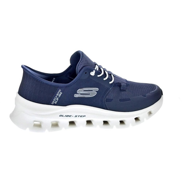Zapatillas Skechers zapatos Hombre modelo Glide Step Slip-ins Azul Elástico