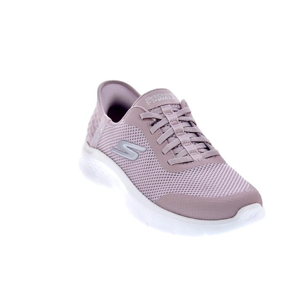 Zapatillas Skechers zapatos Mujer modelo Go Walk Flex Slip-ins Rosa Elástico