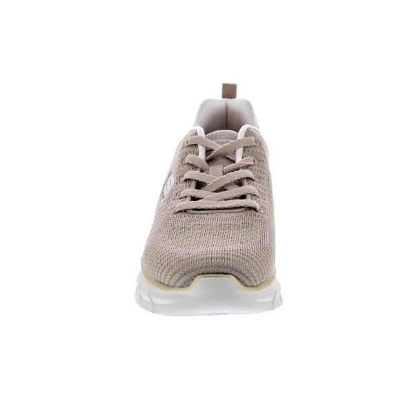 Zapatillas Skechers zapatos Mujer modelo Fashion Fit 2.0 Beige 