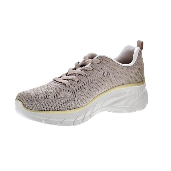 Zapatillas Skechers zapatos Mujer modelo Fashion Fit 2.0 Beige 