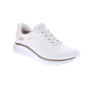 Zapatillas Skechers zapatos Mujer modelo Bobs Sport Chaos Slip-ins Blanco Elástico