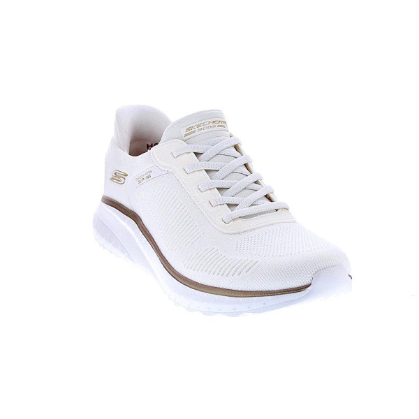 Zapatillas Skechers zapatos Mujer modelo Bobs Sport Chaos Slip-ins Blanco Elástico