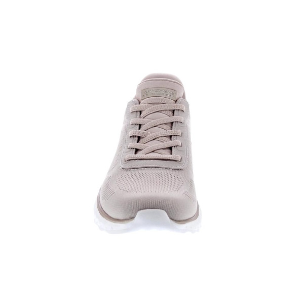 Zapatillas Skechers zapatos Mujer modelo Bobs Squad Slip-ins Beige Elástico