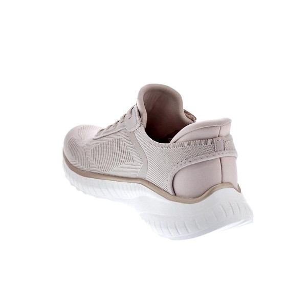 Zapatillas Skechers zapatos Mujer modelo Bobs Squad Slip-ins Beige Elástico