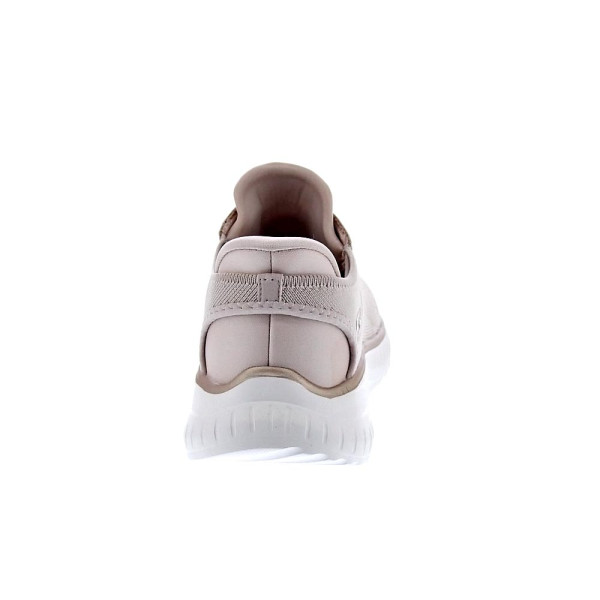 Zapatillas Skechers zapatos Mujer modelo Bobs Squad Slip-ins Beige Elástico
