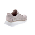 Zapatillas Skechers zapatos Mujer modelo Bobs Squad Slip-ins Beige Elástico