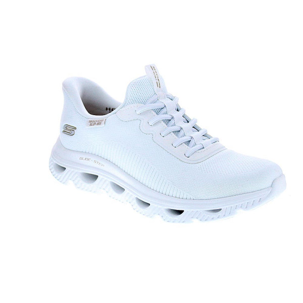 Zapatillas Skechers zapatos Mujer modelo Bobs Sport Arc Slip-ins Blanco Elástico