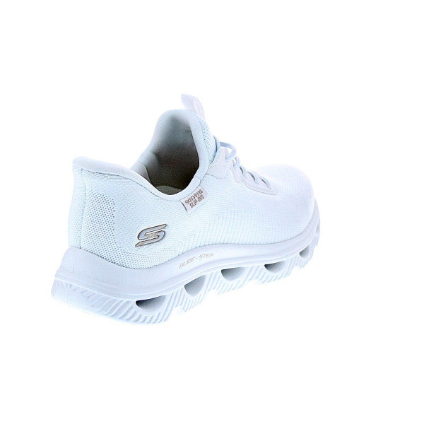 Zapatillas Skechers zapatos Mujer modelo Bobs Sport Arc Slip-ins Blanco Elástico