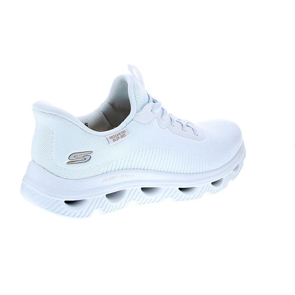 Zapatillas Skechers zapatos Mujer modelo Bobs Sport Arc Slip-ins Blanco Elástico