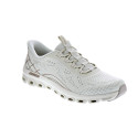 Zapatillas Skechers zapatos Mujer modelo Glide Step Slip-ins Beige Elástico