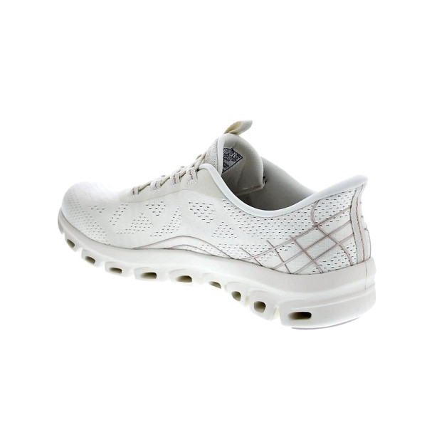 Zapatillas Skechers zapatos Mujer modelo Glide Step Slip-ins Beige Elástico
