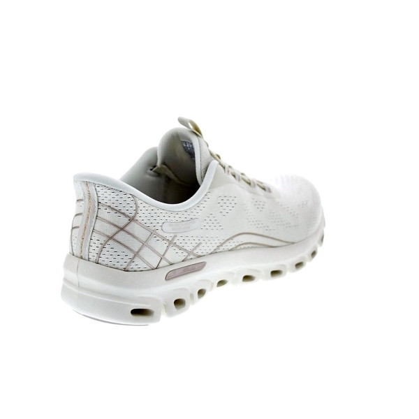 Zapatillas Skechers zapatos Mujer modelo Glide Step Slip-ins Beige Elástico