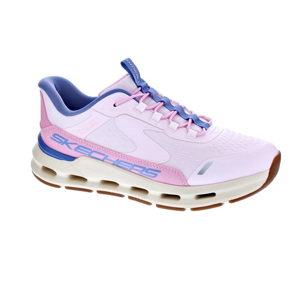 Zapatillas Skechers zapatos Mujer modelo Glide Step Blanco 