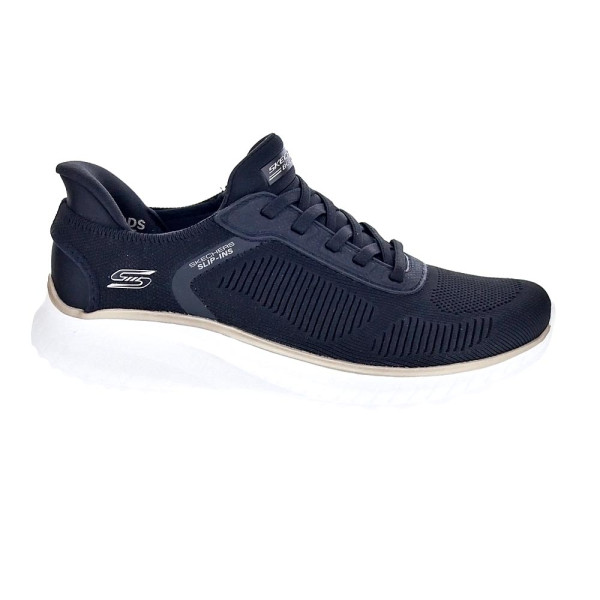 Zapatillas Skechers zapatos Mujer modelo Bobs Sport Chaos Slip-ins Negro Elástico