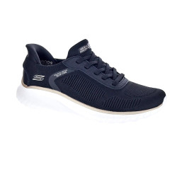 Zapatillas Skechers zapatos Mujer modelo Bobs Sport Chaos Slip-ins Negro Elástico 2