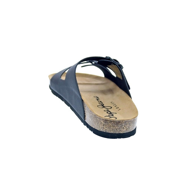 Sandalias Pepe Jeans zapatos Mujer modelo Oban Classic Negro 