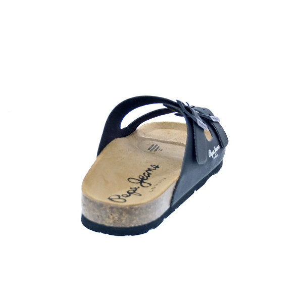 Sandalias Pepe Jeans zapatos Mujer modelo Oban Classic Negro 